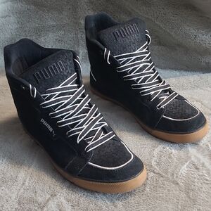 Puma Suede Leather High Top Sneakers Mens Size 12